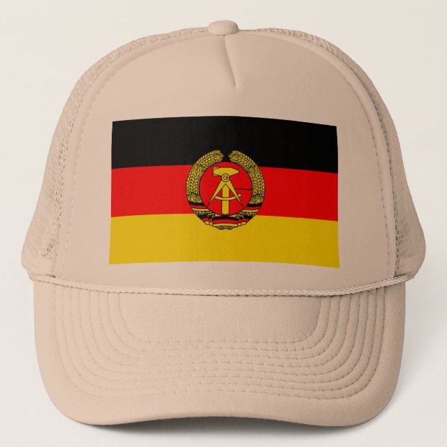 East Germany flagga Truckerkeps (Framsida)