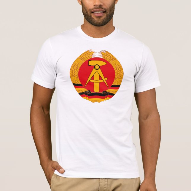 East Germany vapensköldT-tröja T-shirt (Framsida)