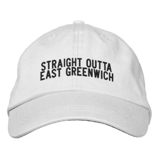 EAST GREENWICH Rhode Island-hatt Broderad Keps