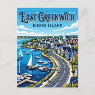 East Greenwich Rhode Island Vykort
