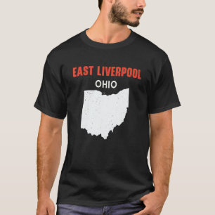 East Liverpool Ohio USA Stat Amerika Resa Ohioa T Shirt