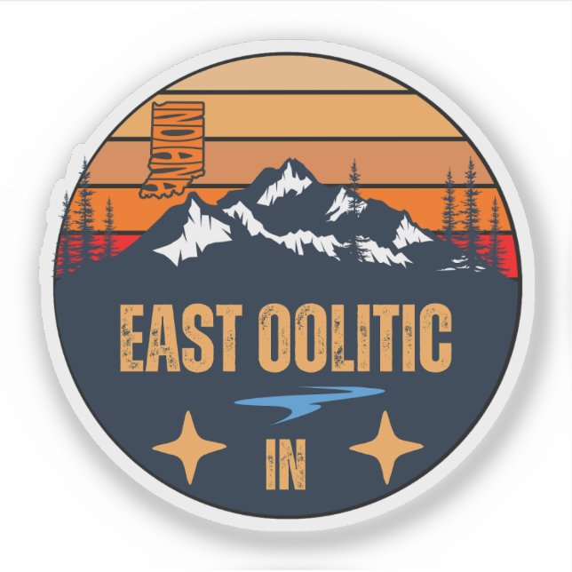 East Oolitic, Indiana Klistermärken (Framsida)