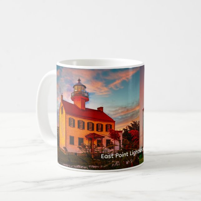 East Point Lighthouse Kaffemugg (Framsida vänster)
