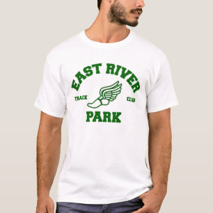 East River parkerar spårar klubbT-tröja Tee Shirt