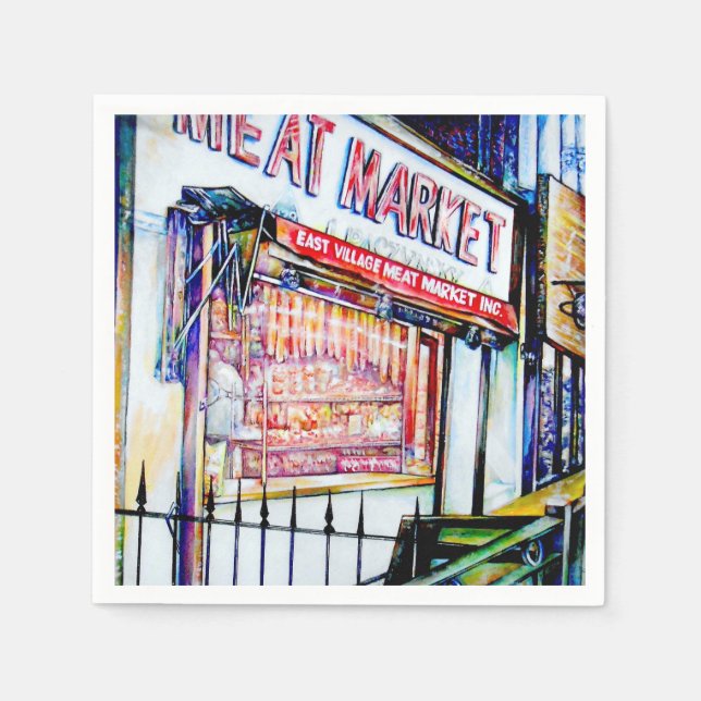 East Villages visdomsträdgård Pappersservett (Framsidan)