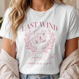 East Wind Social Club Mahjong T Shirt
