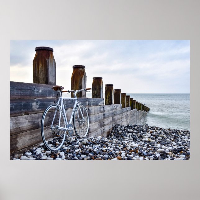 EASTBOURNE BEACH BICYCLE RIDE POSTER (Framsidan)