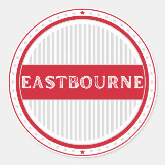 Eastbourne City Pride Emblem – engelsk identitet Runt Klistermärke