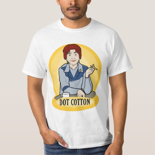 Eastenders Dot Cotton REtro T Shirt (Framsida)