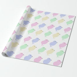 Easter baby chick wrapping paper presentpapper