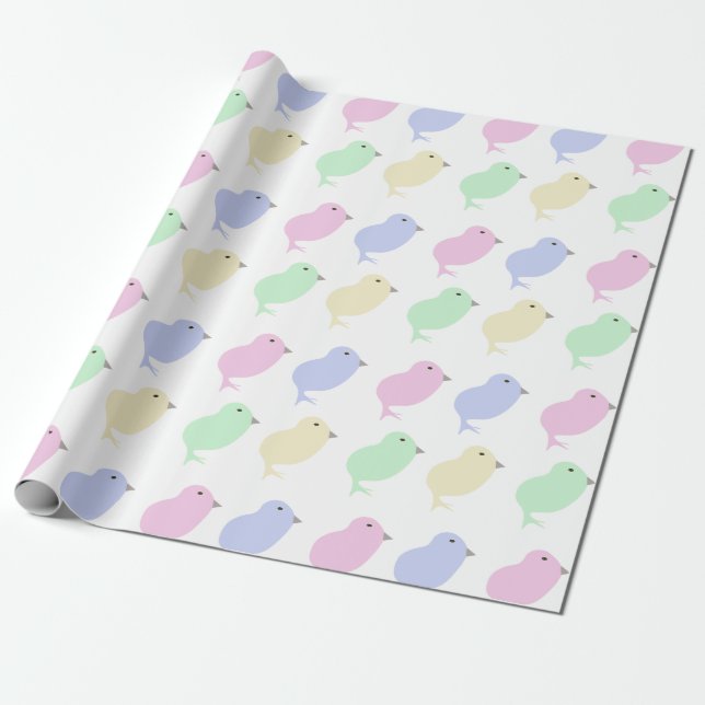 Easter baby chick wrapping paper presentpapper (Utrullad)