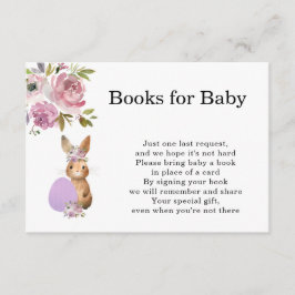 Easter Baby Shower | Books for Baby Enclosure Card Tilläggskort
