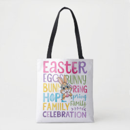 Easter Bag Craft, Easter bunny bag ideas Tygkasse