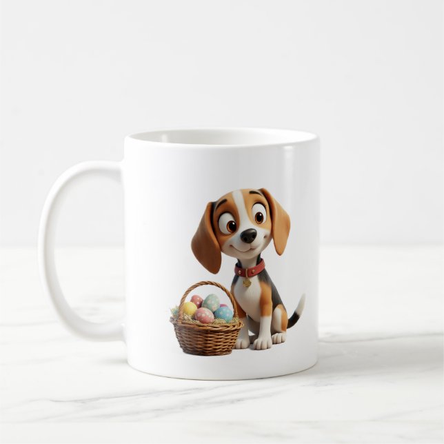 easter beagle kaffemugg (Vänster)