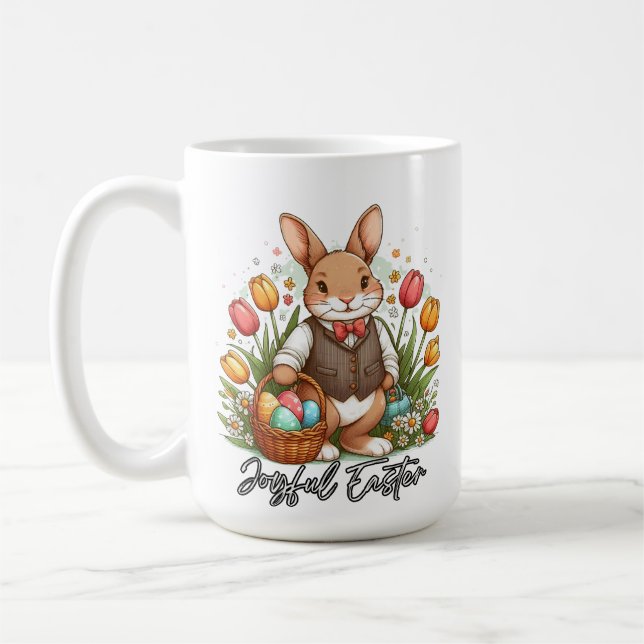 Easter Blessings-Joyful Easter Coffee Mug Kaffemugg (Vänster)
