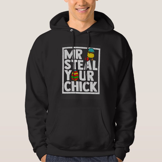 Easter Boys Toddlers Mr Steal Your Chick  Spring H Hoodie (Framsida)