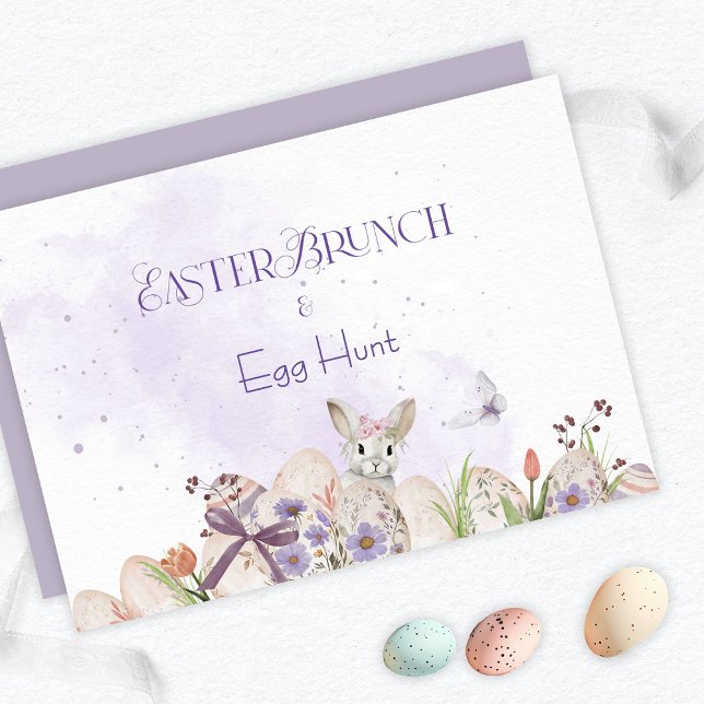Easter Brunch & Egg Hunt Invitation Inbjudan (Skapare uppladdad)