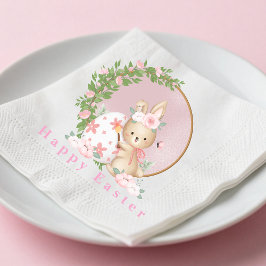 Easter Bunny at Garden Paper Napkin Pappersservett