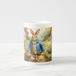 Easter Bunny Collecting Easter Eggs Benporslin Mugg