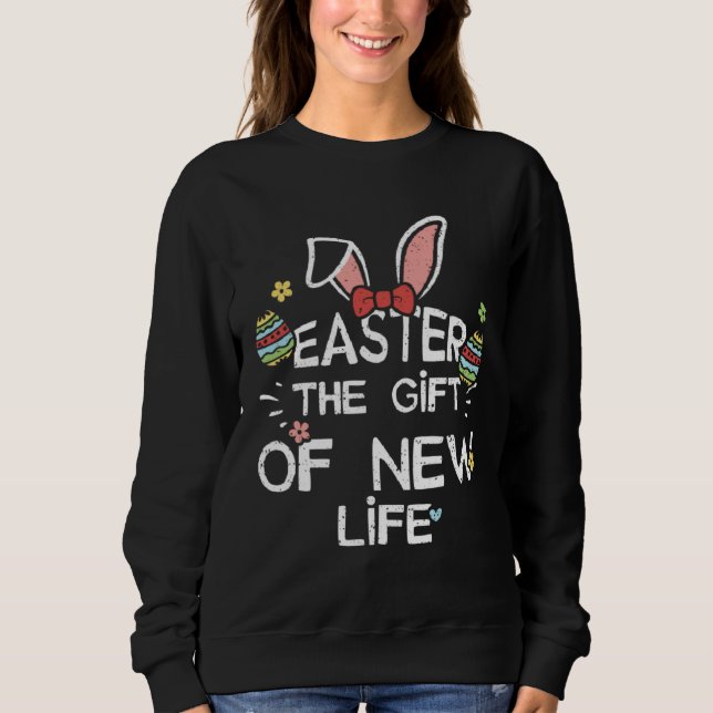 Easter Bunny Easter The  of New Life  Easter T Shirt (Framsida)