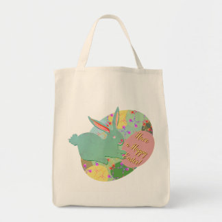 Easter Bunny Eggs Tote Bag Tygkasse