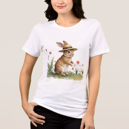 easter bunny garden t shirt