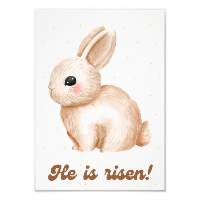 Easter Bunny Poster – Kids Room Wall Art (Framsidan)