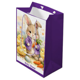 Easter Bunny Purple Jacket Baby Shower