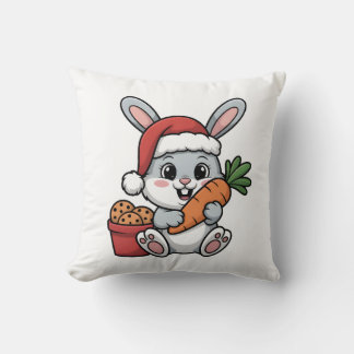 Easter Bunny’s Carrot Christmas Funny Cute Holiday Kudde