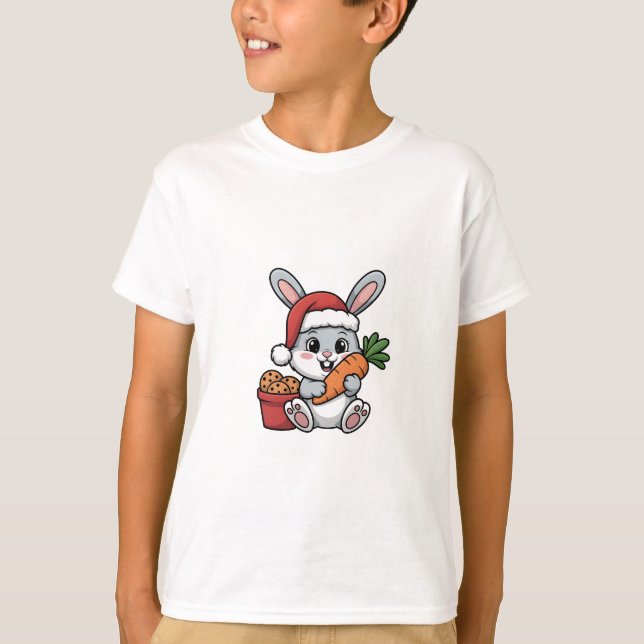 Easter Bunny’s Carrot Christmas Funny Cute Holiday T Shirt (Framsida)