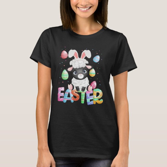 Easter Bunny Sheep   Easter Sheep T Shirt (Framsida)