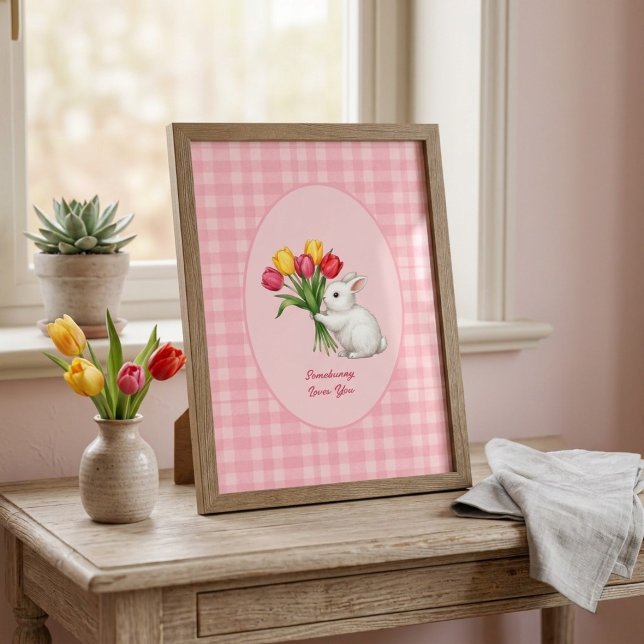 Easter Bunny Sketch Print - Rabbit Wall Art Poster (Skapare uppladdad)