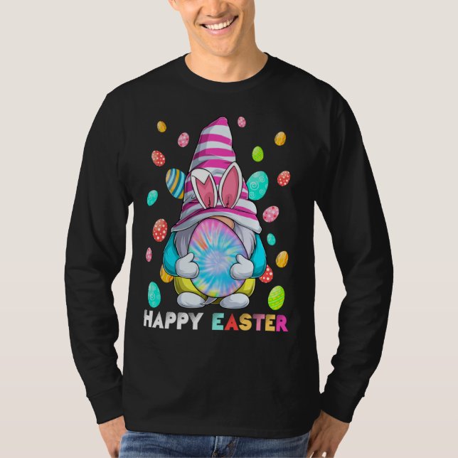 Easter Bunny Spring Gnome Easter Egg Hunting And B T Shirt (Framsida)