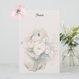 Easter Bunny Stationery Brevpapper