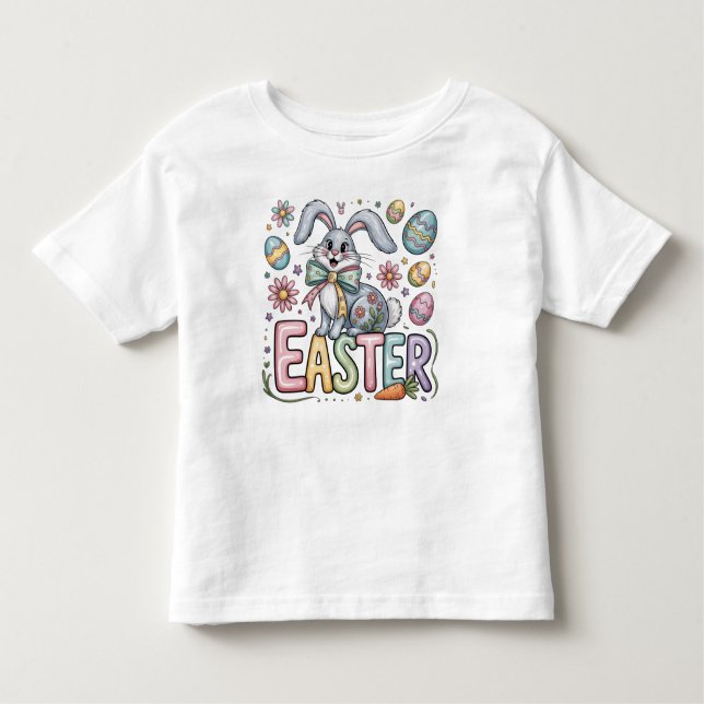 Easter Bunny T Shirt (Framsida)
