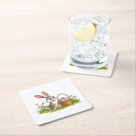 Easter bunny underlägg papper kvadrat