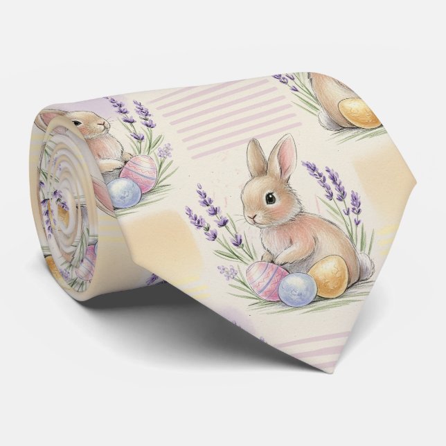 Easter Bunny with Eggs Spring Pastel Pattern (7) Slips (Rullad)