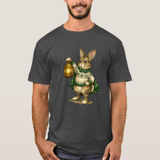 Easter Bunny with Lantern T Shirt