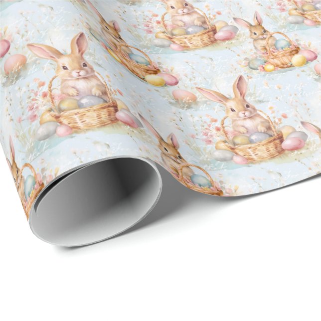 Easter Bunny Wrapping Paper Collection Presentpapper (Rullad Hörn)