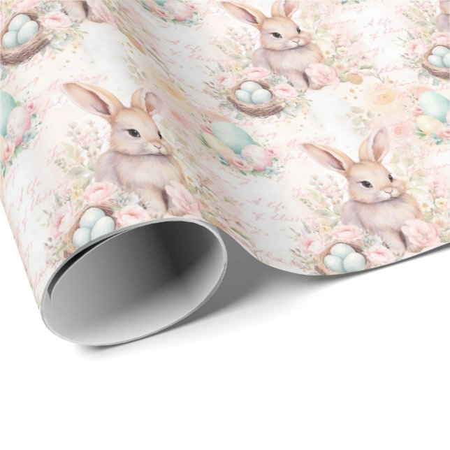 Easter Bunny Wrapping Paper Collection Presentpapper (Rullad Hörn)