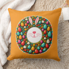 Easter Bunny Wreath – Cute Style almofada Kudde