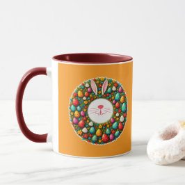 Easter Bunny Wreath – Cute Style caneca Mugg