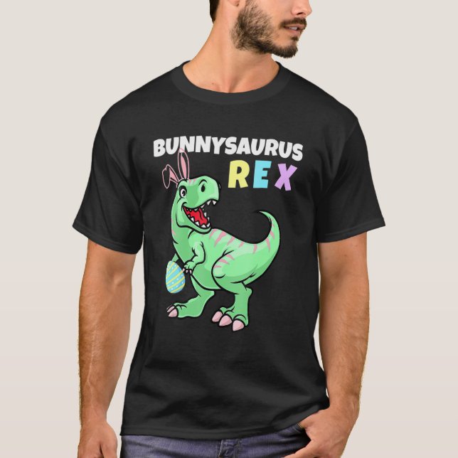 Easter Bunnysaurus Rex Cool Trex Easter Dinosaur B T Shirt (Framsida)