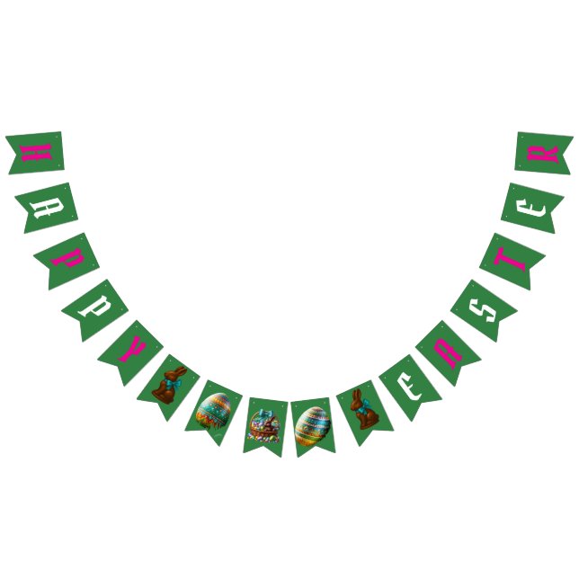 Easter Bunting Banner Vimplar (Alla)