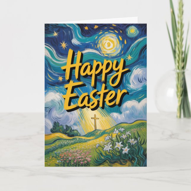 Easter Card Christian Religious Bulk Church  Kort (Framsida)