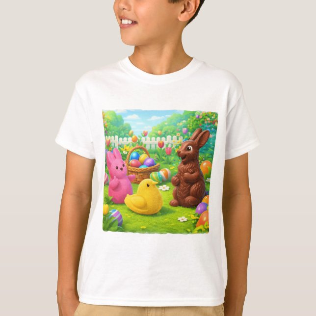 Easter Celebration — Parables4Kids.com T Shirt (Framsida)
