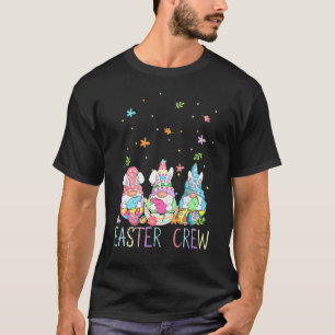 Easter Crew Three Gnomes Bunny Ears Egg Hunting Ch T Shirt