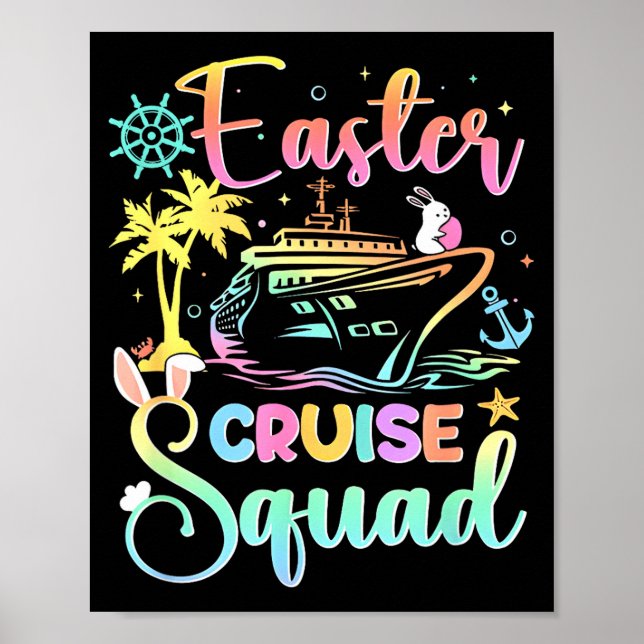 Easter Cruise 2026 Squad Cruising Holiday Family G Poster (Framsidan)