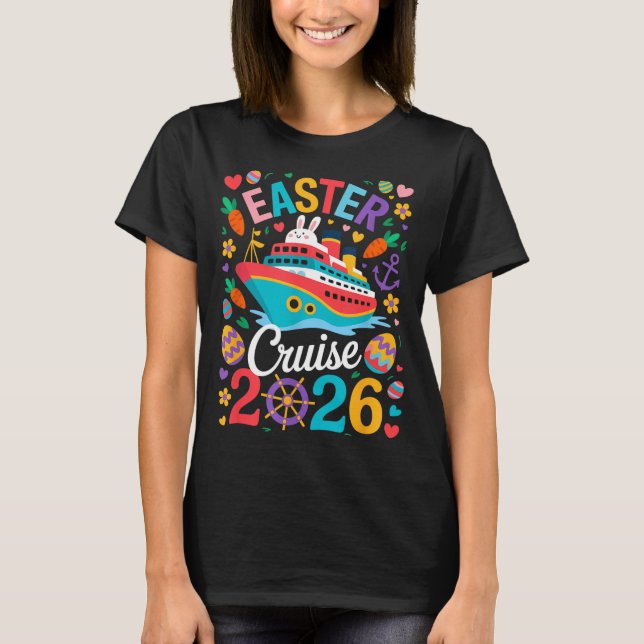 Easter Cruise Crew 2026 Matching Group Family Vaca T Shirt (Framsida)