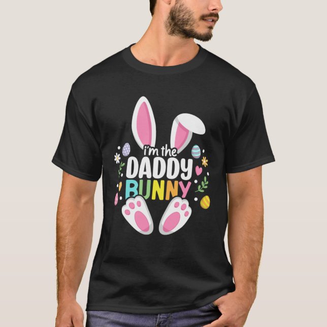 Easter Daddy Bunny Dad Happy Easter Day Family Mat T Shirt (Framsida)